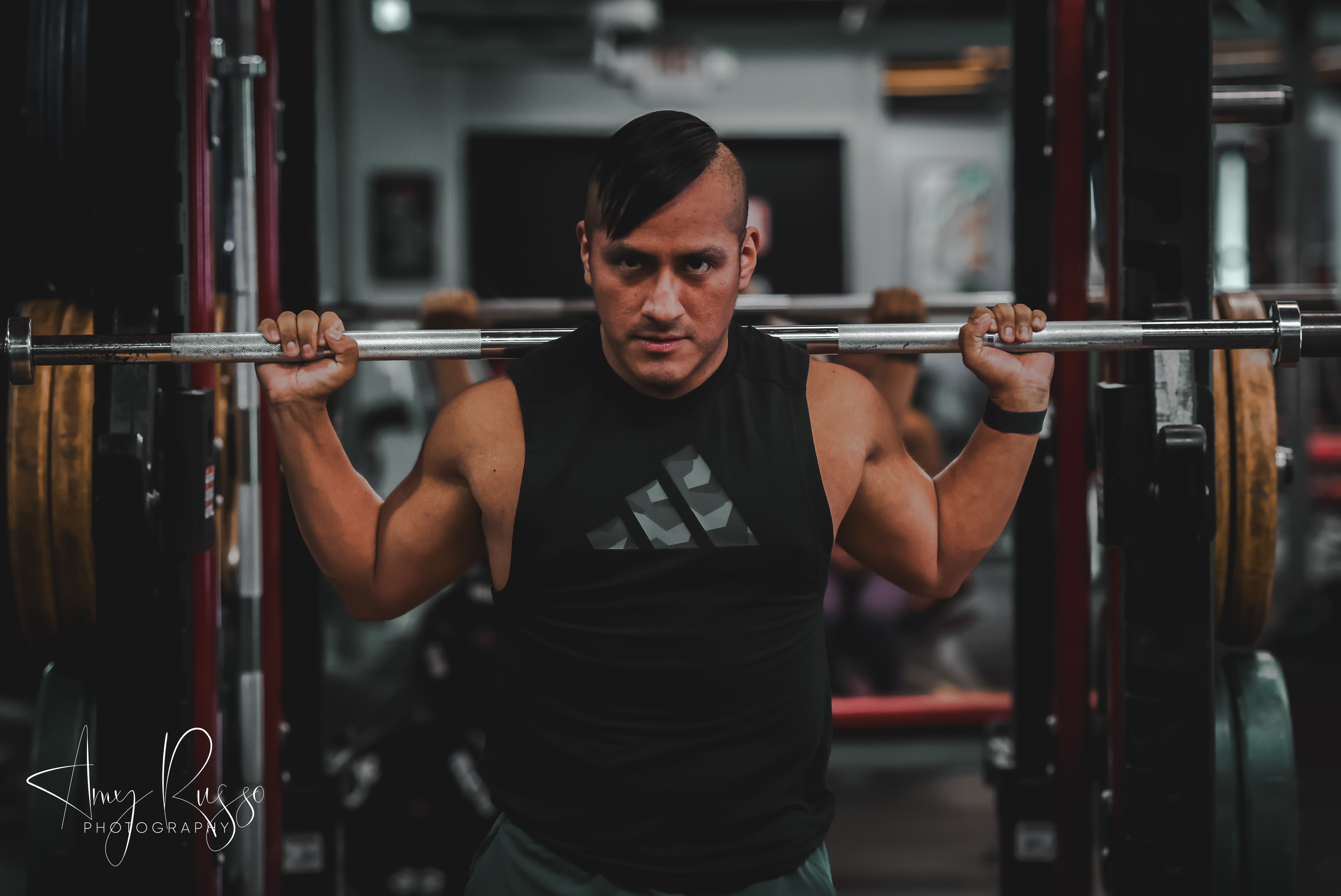 Studio strength training session