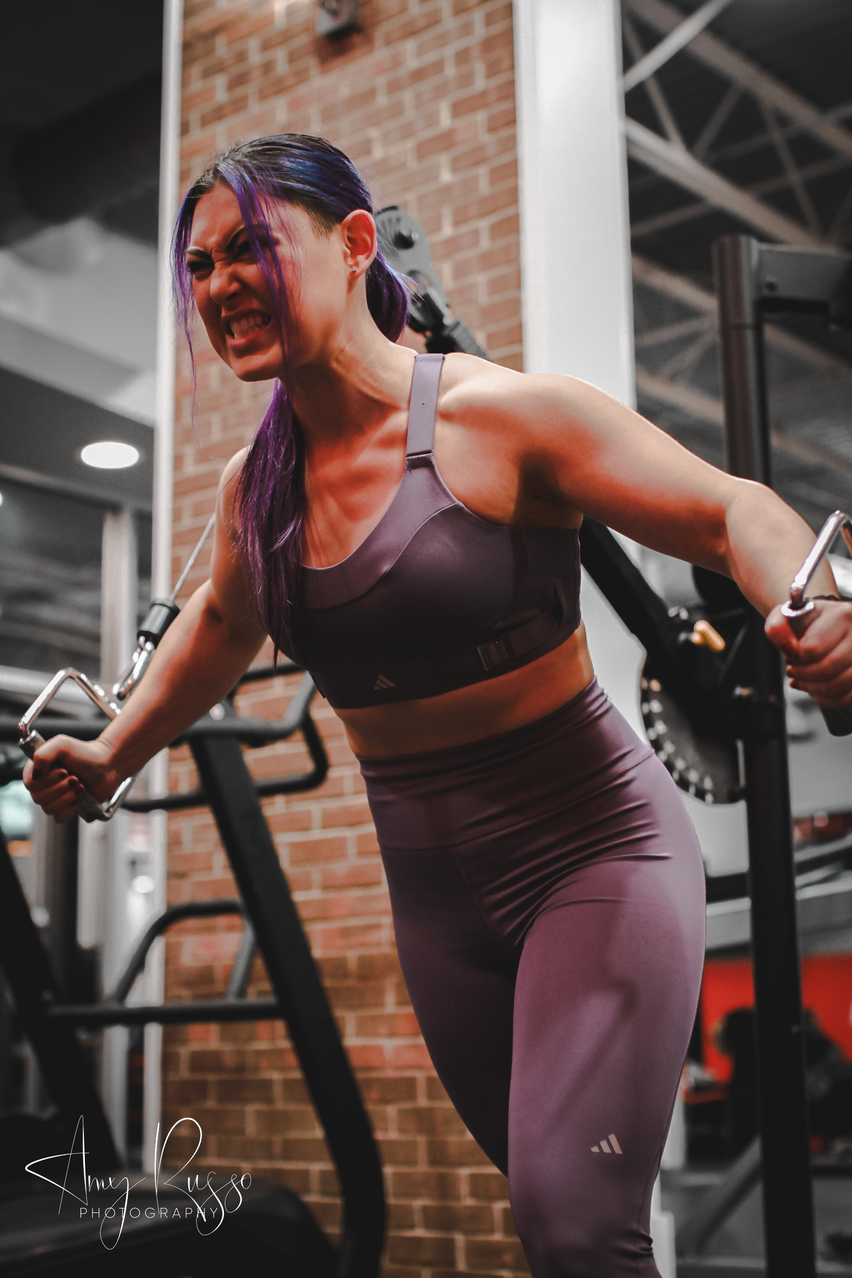 Training day in the gym